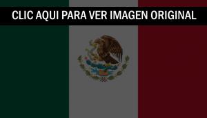 Bandera de México para imprimir